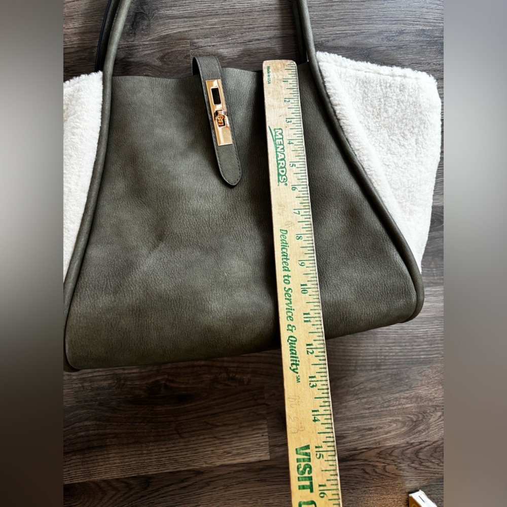 Unbillion Stylish Olive Green  Bag large tote - Picture 13 of 13